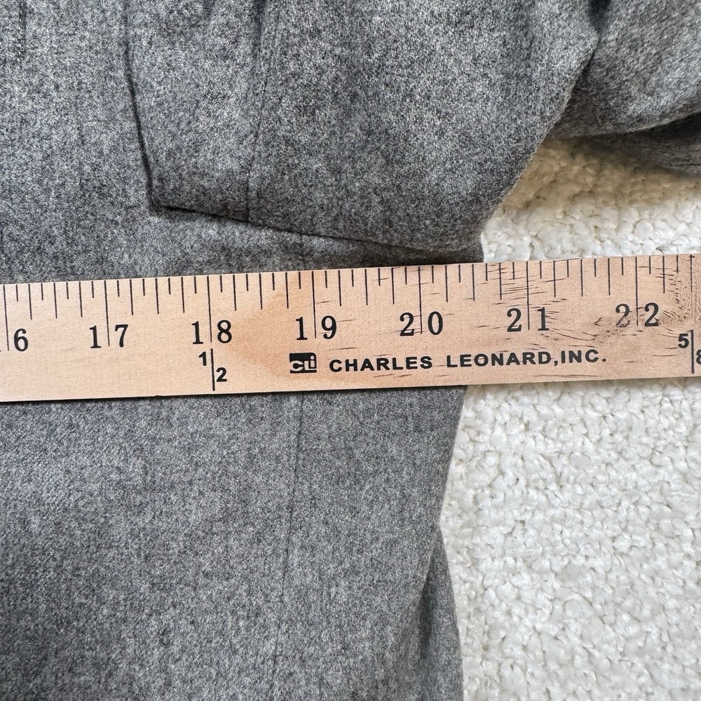 Polo Ralph Lauren Blazer Mens 40R Gray Virgin Wool 3 Button Jacket Made in Italy - Picture 6 of 9